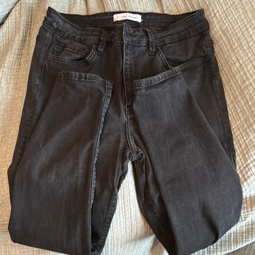 Flying Monkey Denim High Rise Black Jeans